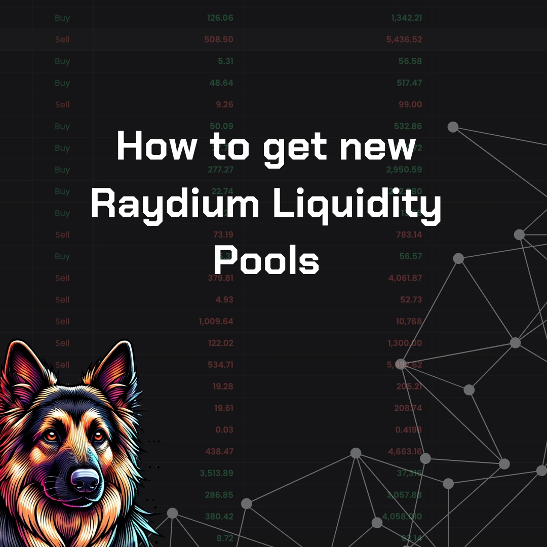Get new Raydium Liquidity Pools